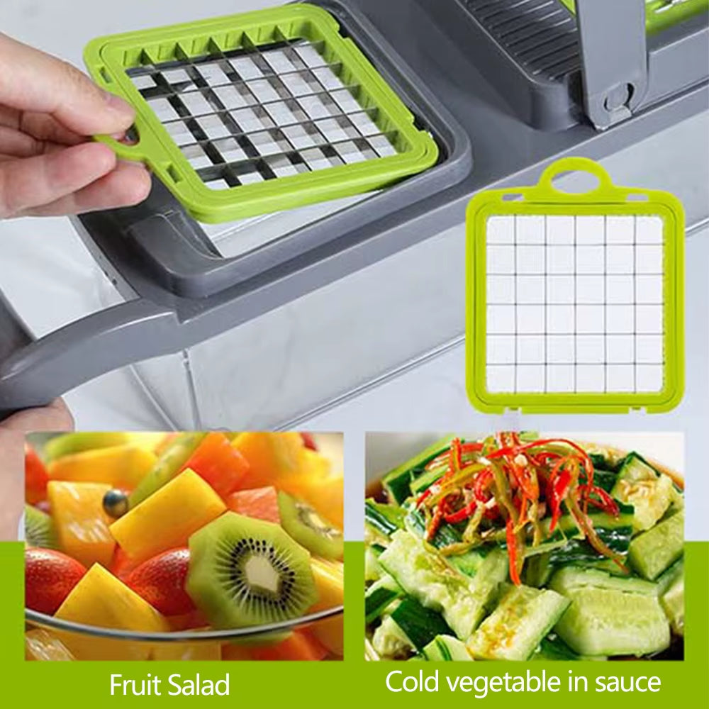 Vegetable Cutter Multifunctional Slicer Fruit Potato Peeler Carrot Grater Kitchen Accessories Basket Vegetable Slicer