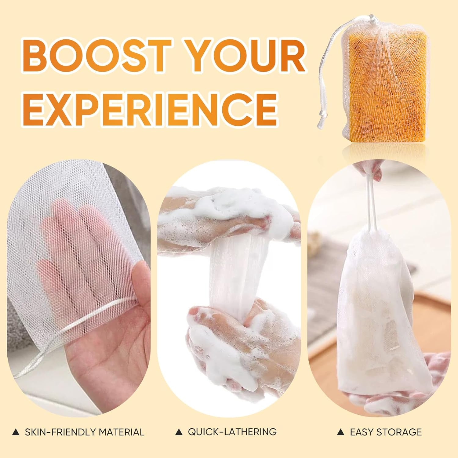 5 Pack Turmeric Kojic Acid Soap Bars(80G) - Infused with Retinol, Hydrolyzed Collagen, Vitamin E & Shea Butter, Gentle Care for Face, Body & Underarms, SLS Free, Suitable for Oily & Dry Skin