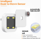 Night Light, Night Lights Plug into Wall 8-Pack, Nightlight Plug in Night Light, Dusk to Dawn Night Lamp Led (Warm White)