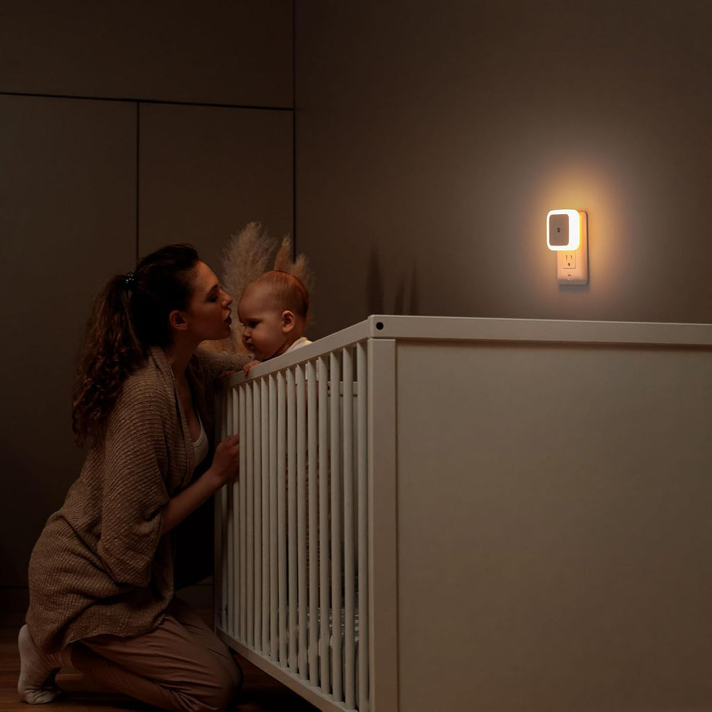 Night Light, Night Lights Plug into Wall 8-Pack, Nightlight Plug in Night Light, Dusk to Dawn Night Lamp Led (Warm White)