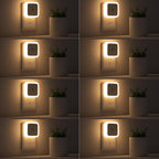 Night Light, Night Lights Plug into Wall 8-Pack, Nightlight Plug in Night Light, Dusk to Dawn Night Lamp Led (Warm White)