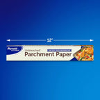 Kitchens Unbleached Parchment Paper Roll, Non Stick Parchment Paper for Cooking and Baking, Oven Safe up to 425 Degrees, Chlorine-Free, 45 Feet X 12 Inches, 45 Total Sq. Ft.