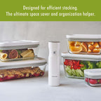Fresh & save Glass Airtight Food Storage Container, Meal Prep Container - Large